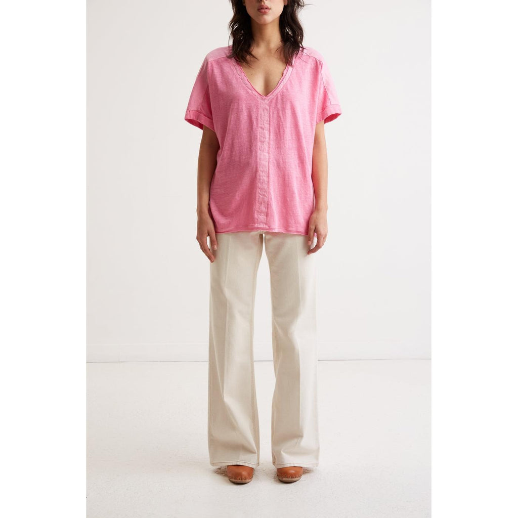T-Shirt Agatha - Rose Vif