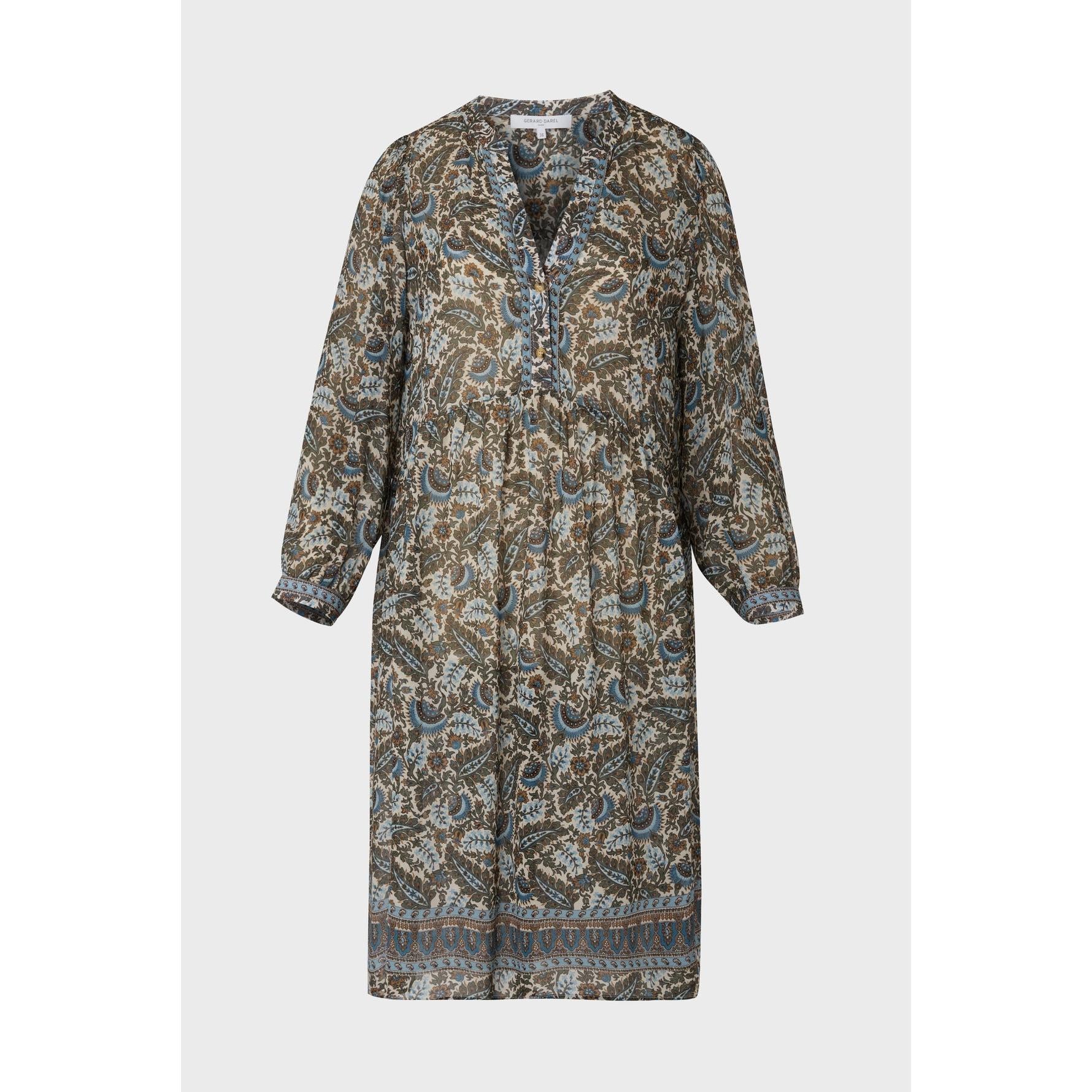 Robe Jelena - Vert Kaki