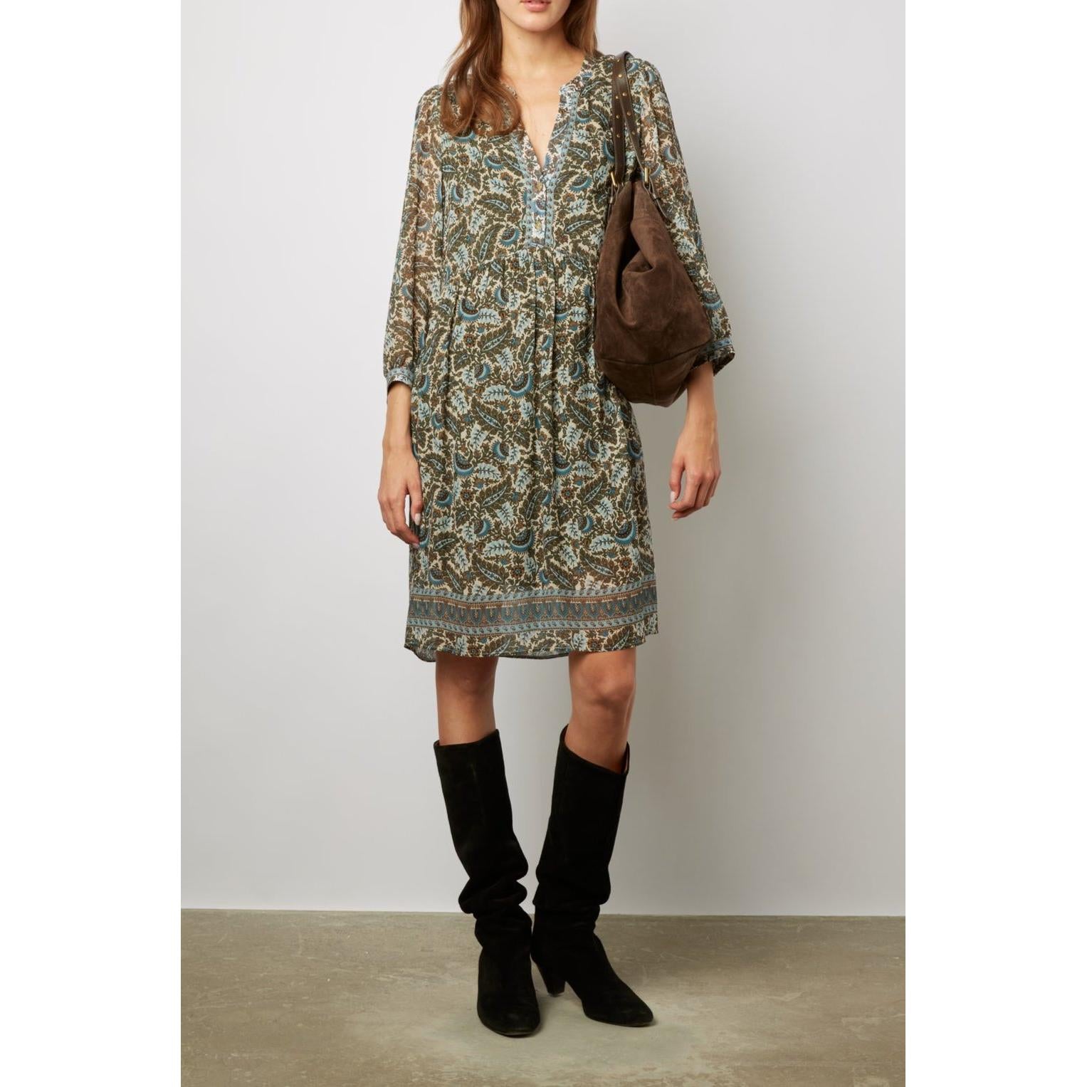 Robe Jelena - Vert Kaki
