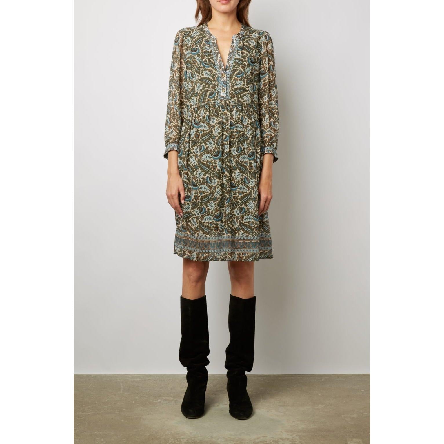 Robe Jelena - Vert Kaki