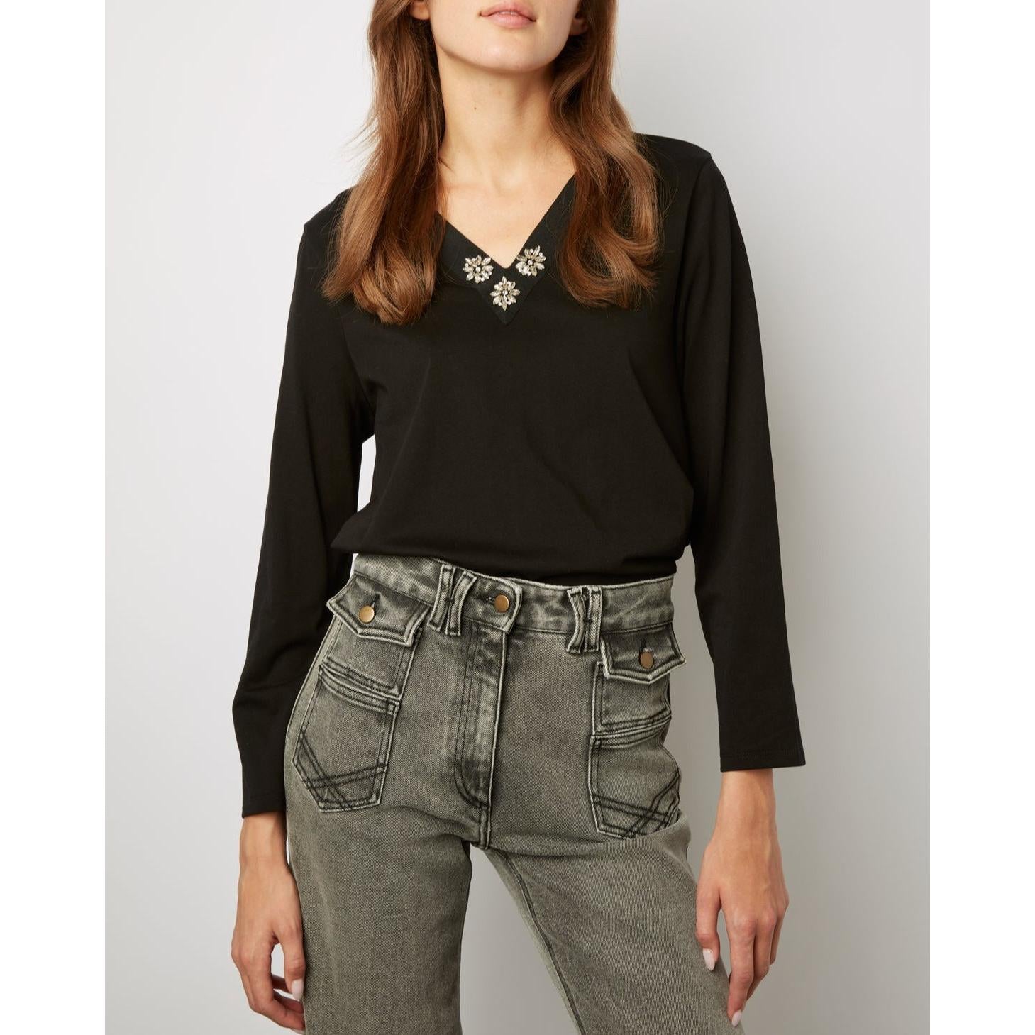 T-Shirt Arielle - Noir