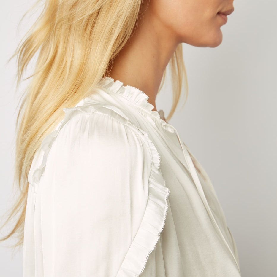 Chemisier - Top Alexia - Blanc