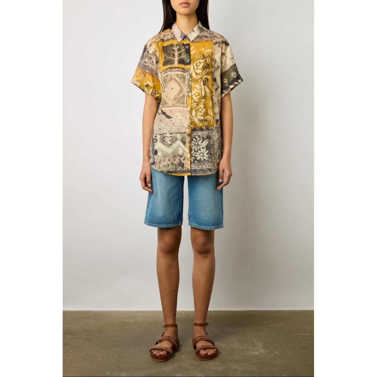 Chemisier - Top Nerea - Ocre