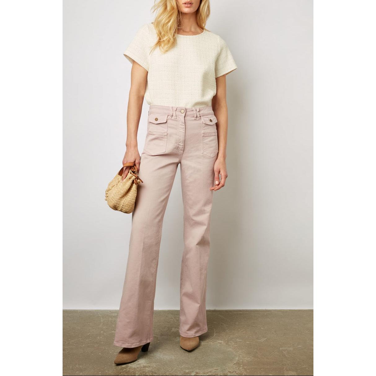 Pantalon Jean Anna - Parme