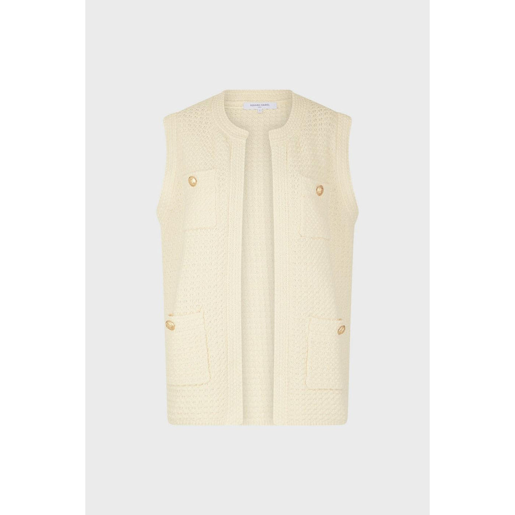 Pull - Gilet Lizzie - Ecru