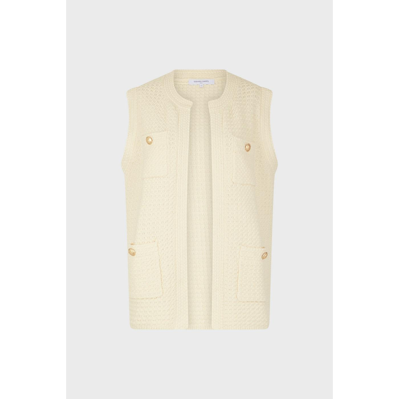 Pull - Gilet Lizzie - Ecru