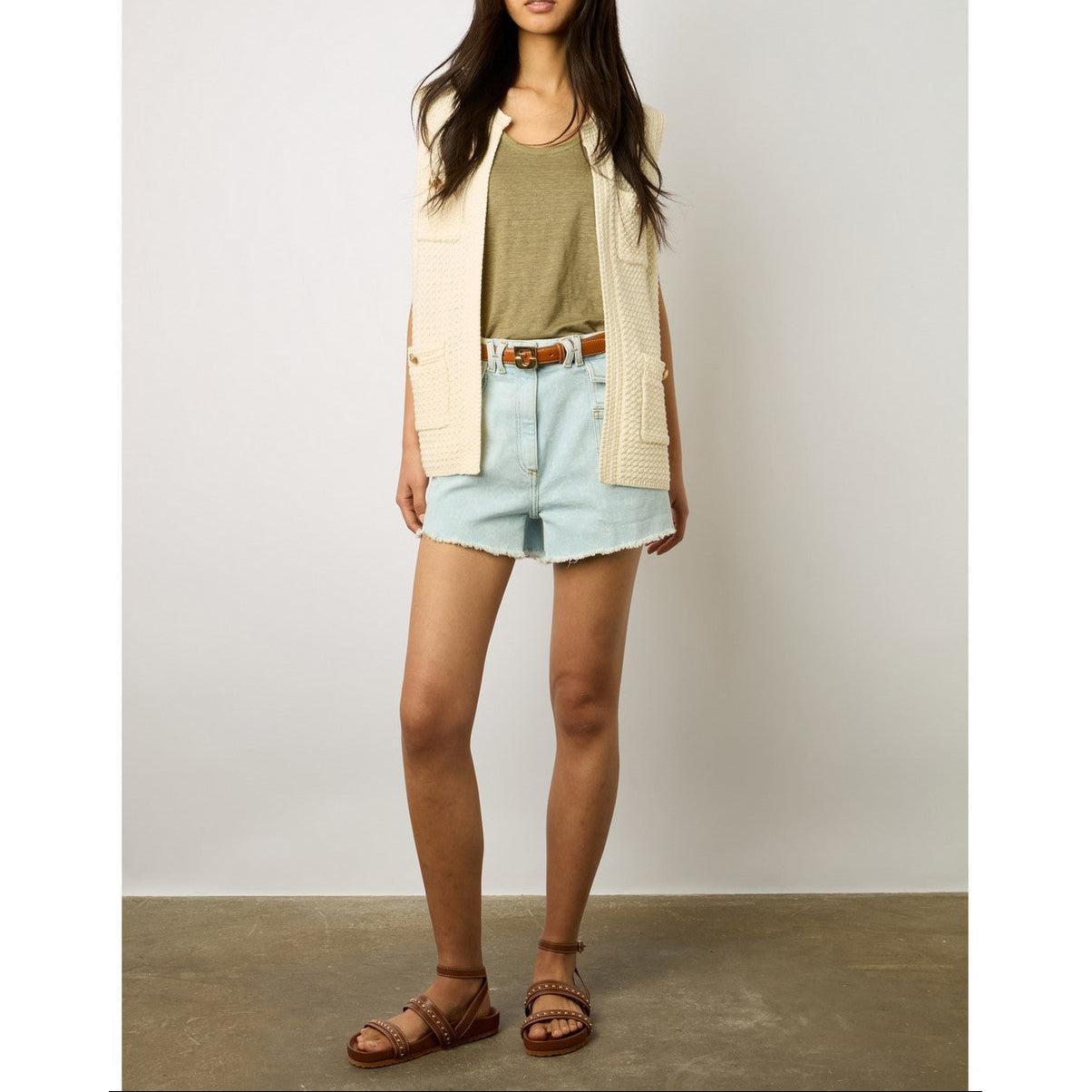 Pull - Gilet Lizzie - Ecru
