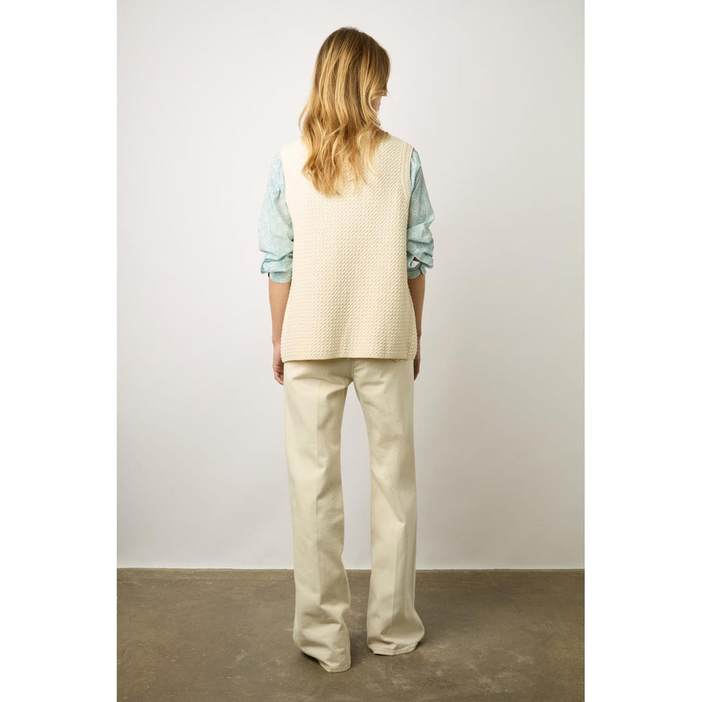 Pull - Gilet Lizzie - Ecru
