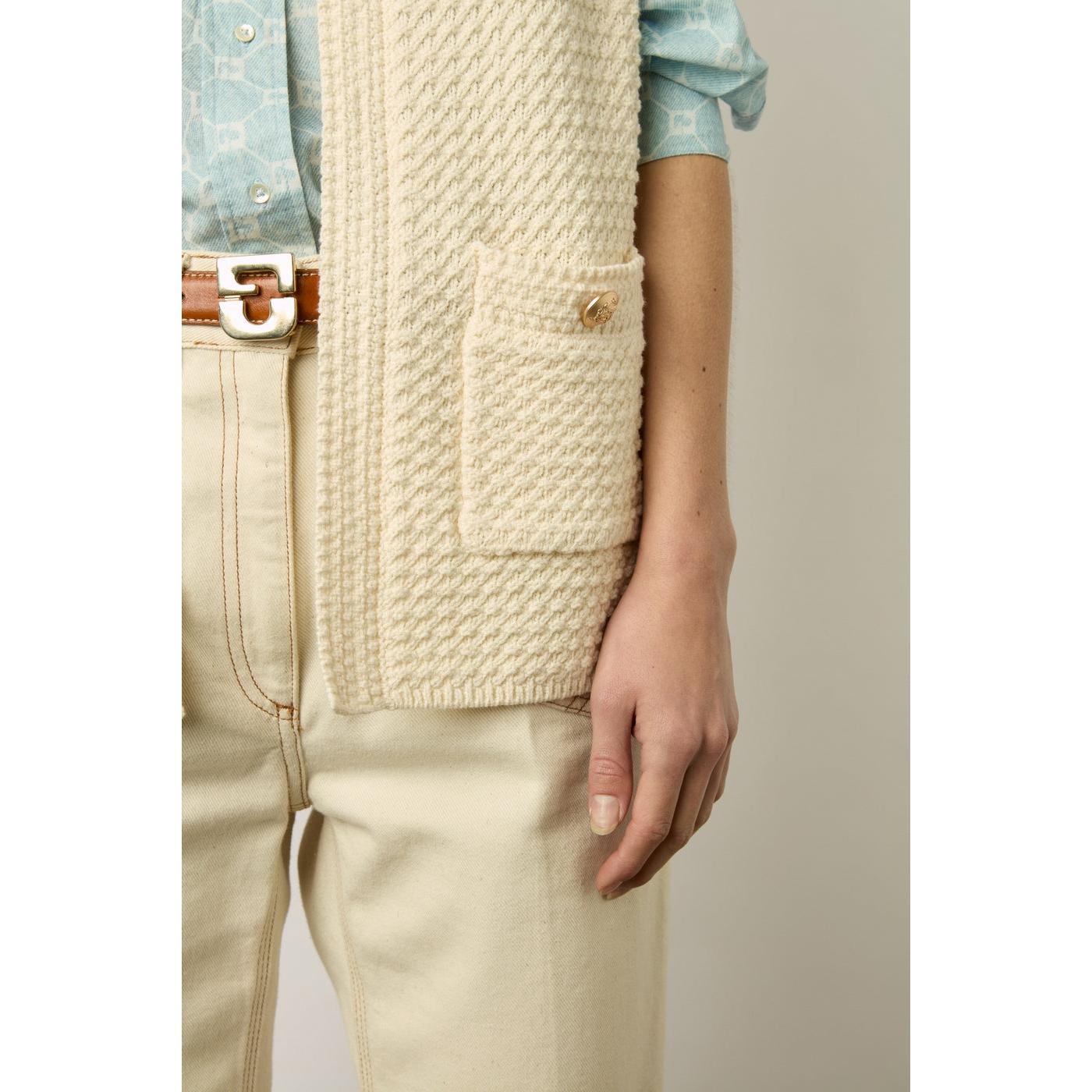 Pull - Gilet Lizzie - Ecru