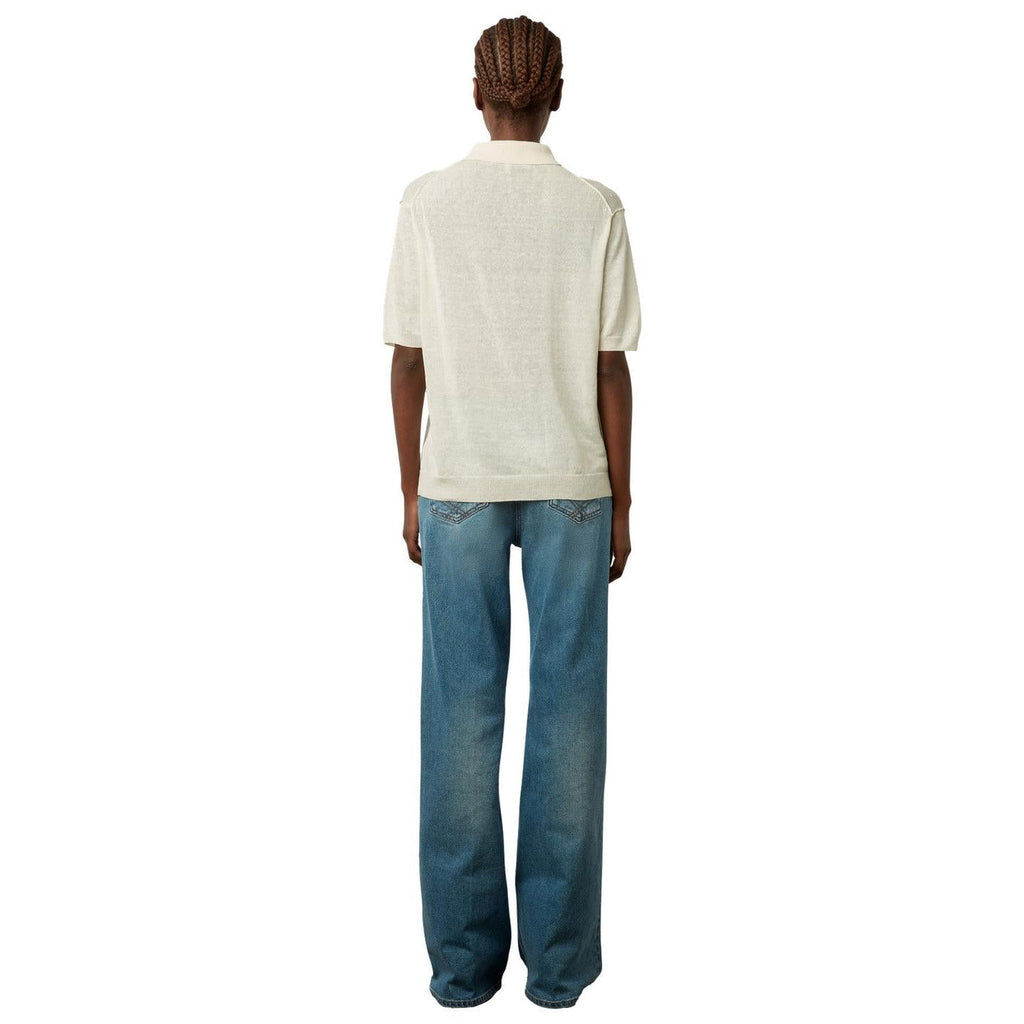 Pull - Gilet Lana - Ecru