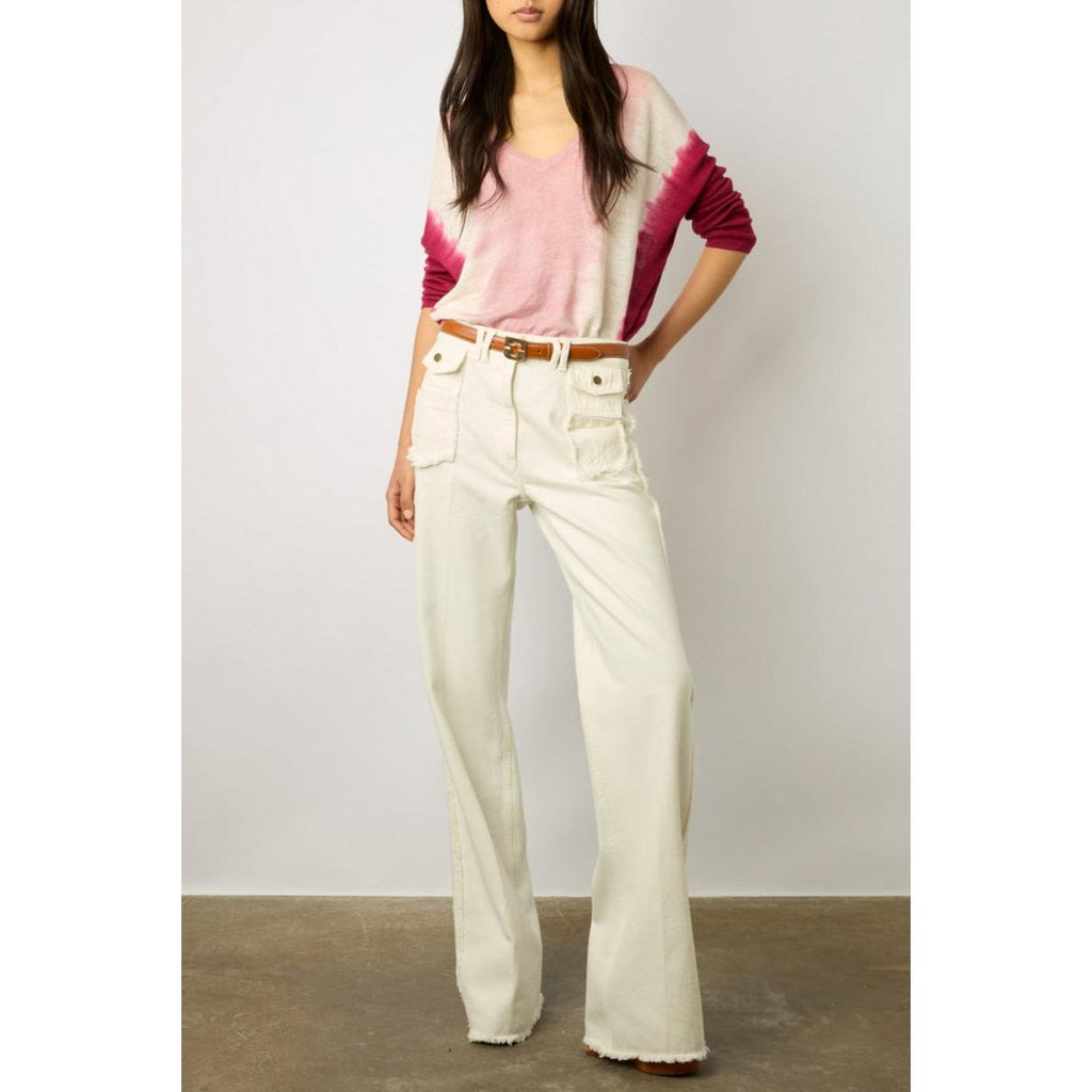 Pull - Gilet Lamy - Rose Vif