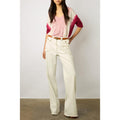 Pull - Gilet Lamy - Rose Vif