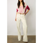 Pull - Gilet Lamy - Rose Vif