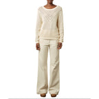 Pull - Gilet Leana - Ecru