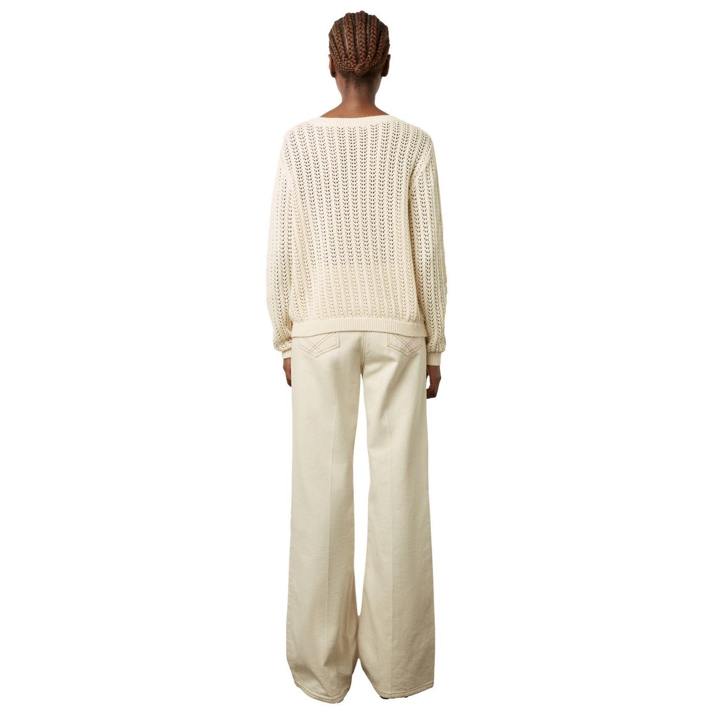 Pull - Gilet Leana - Ecru