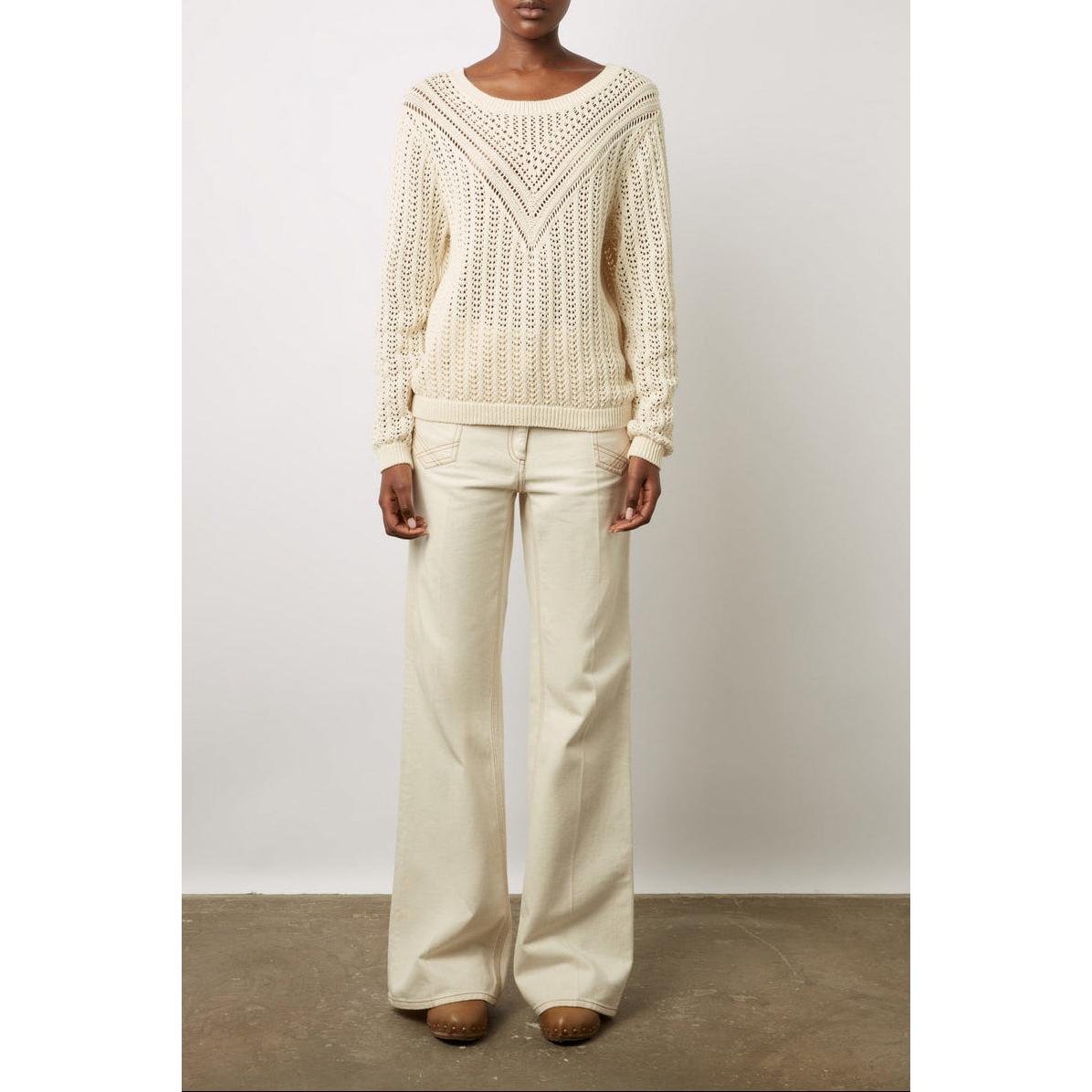 Pull - Gilet Leana - Ecru
