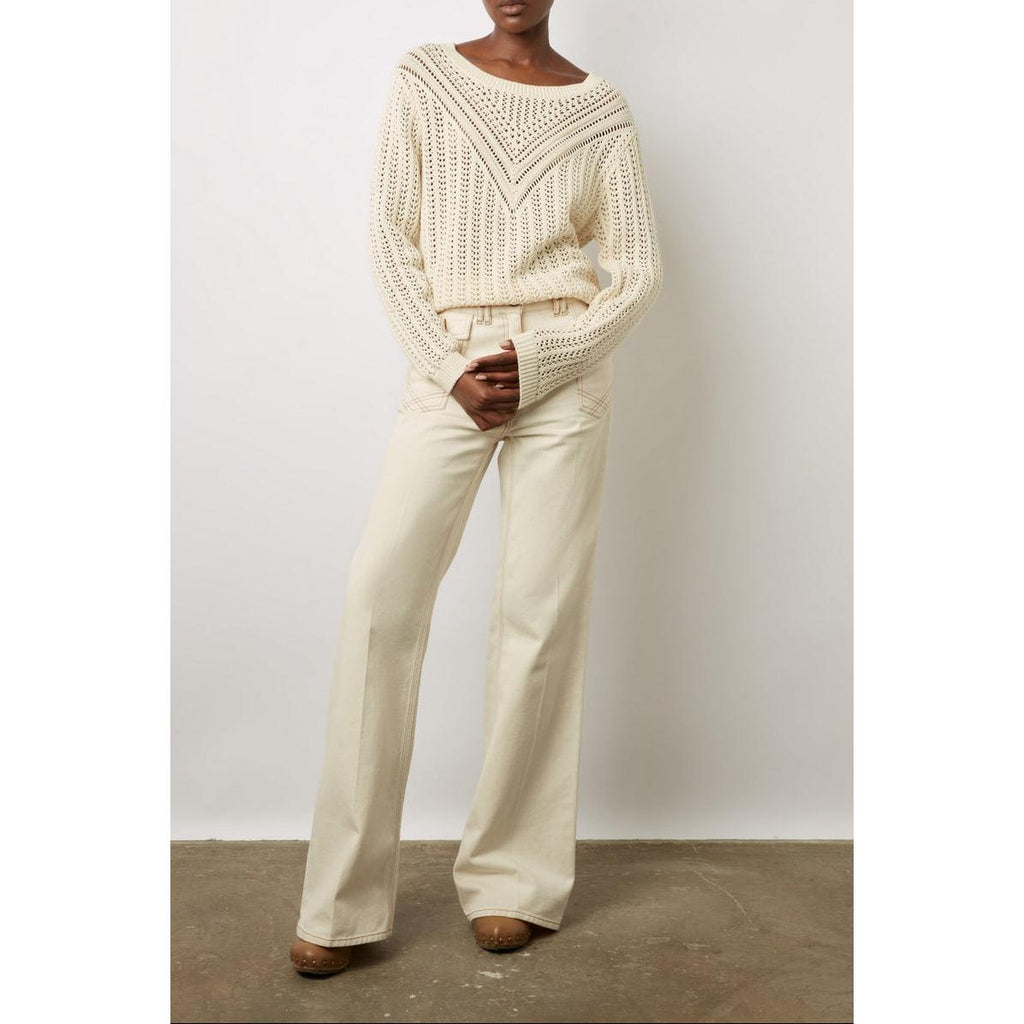 Pull - Gilet Leana - Ecru