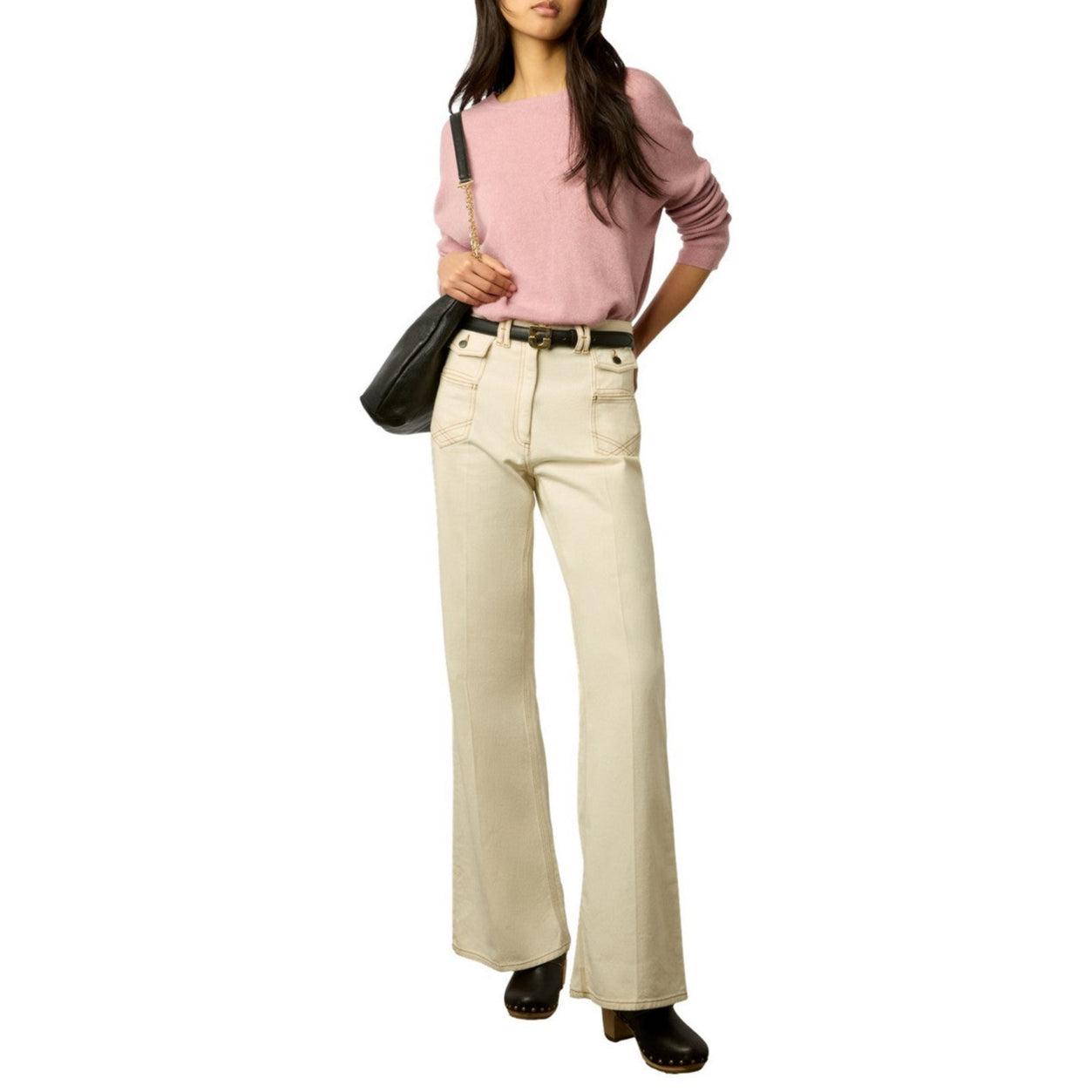 Pull - Gilet Laurrea - Rose Clair