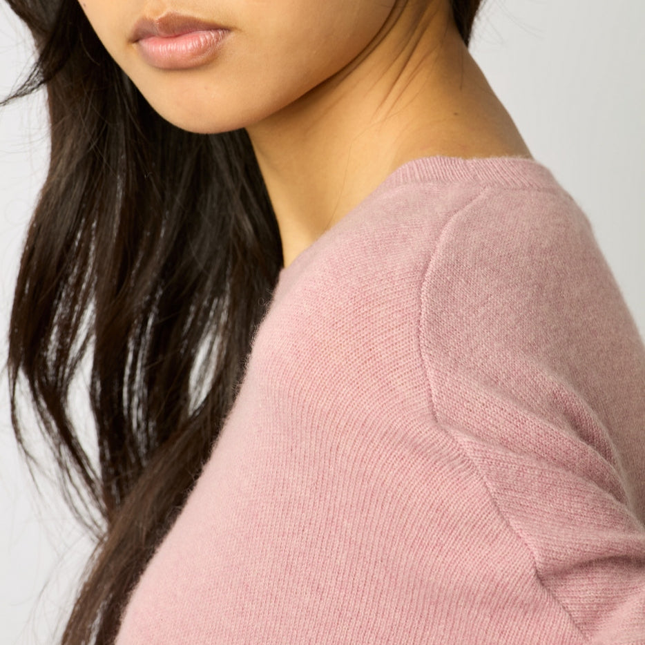 Pull - Gilet Laurrea - Rose Clair