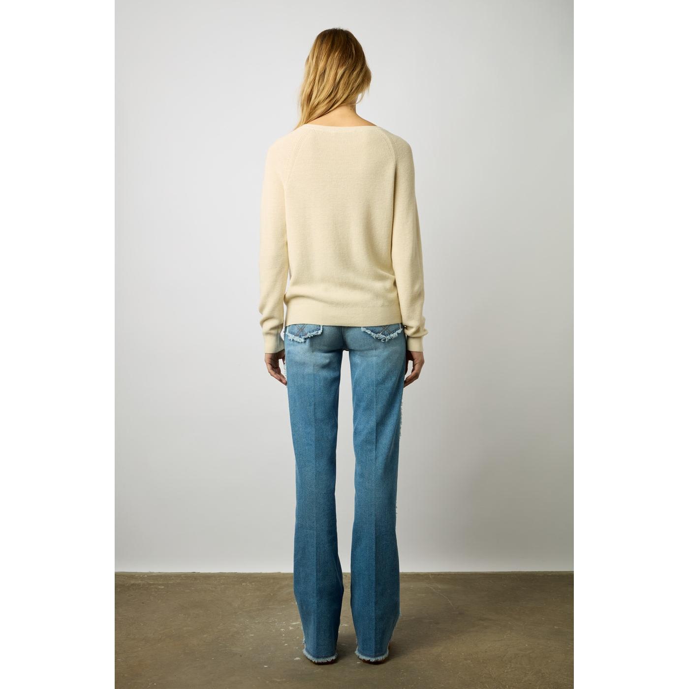 Pull - Gilet Lorie - Ecru