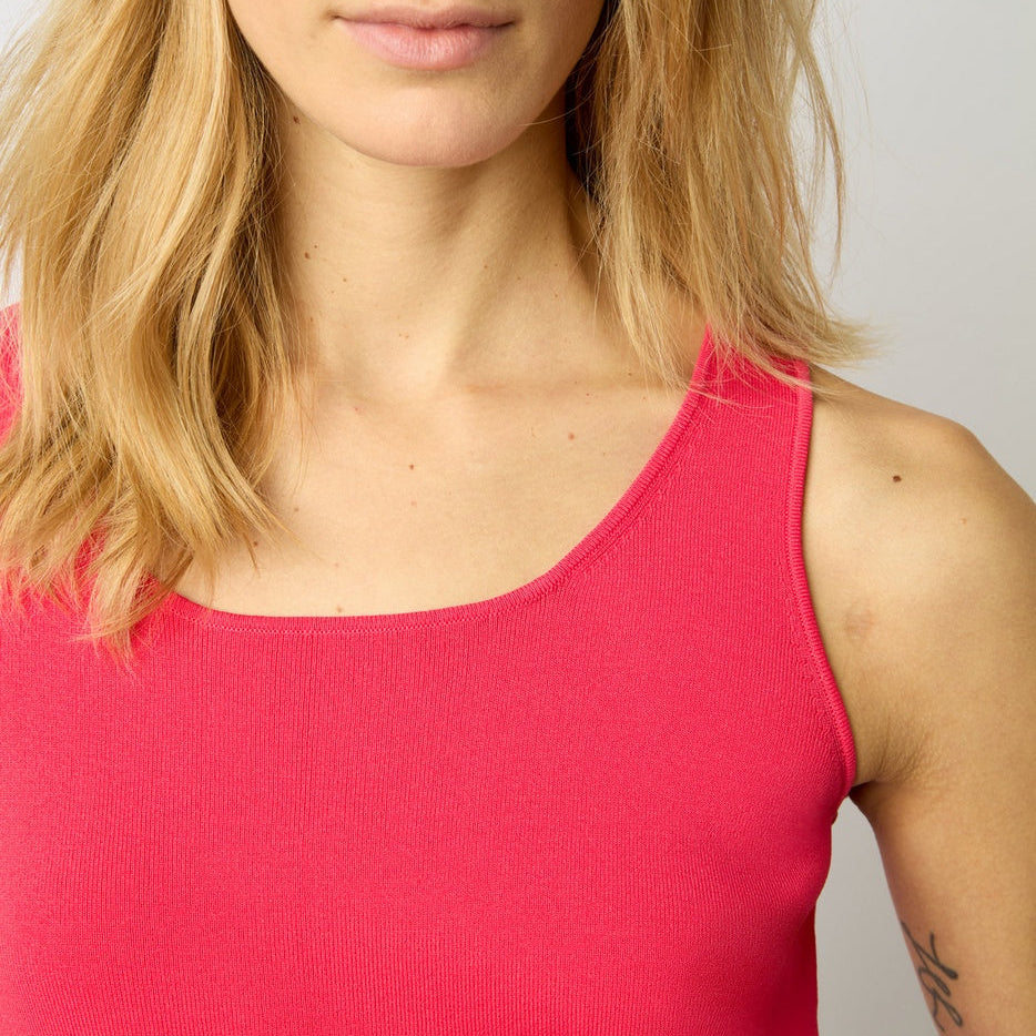 Pull - Gilet Lara - Rose Vif