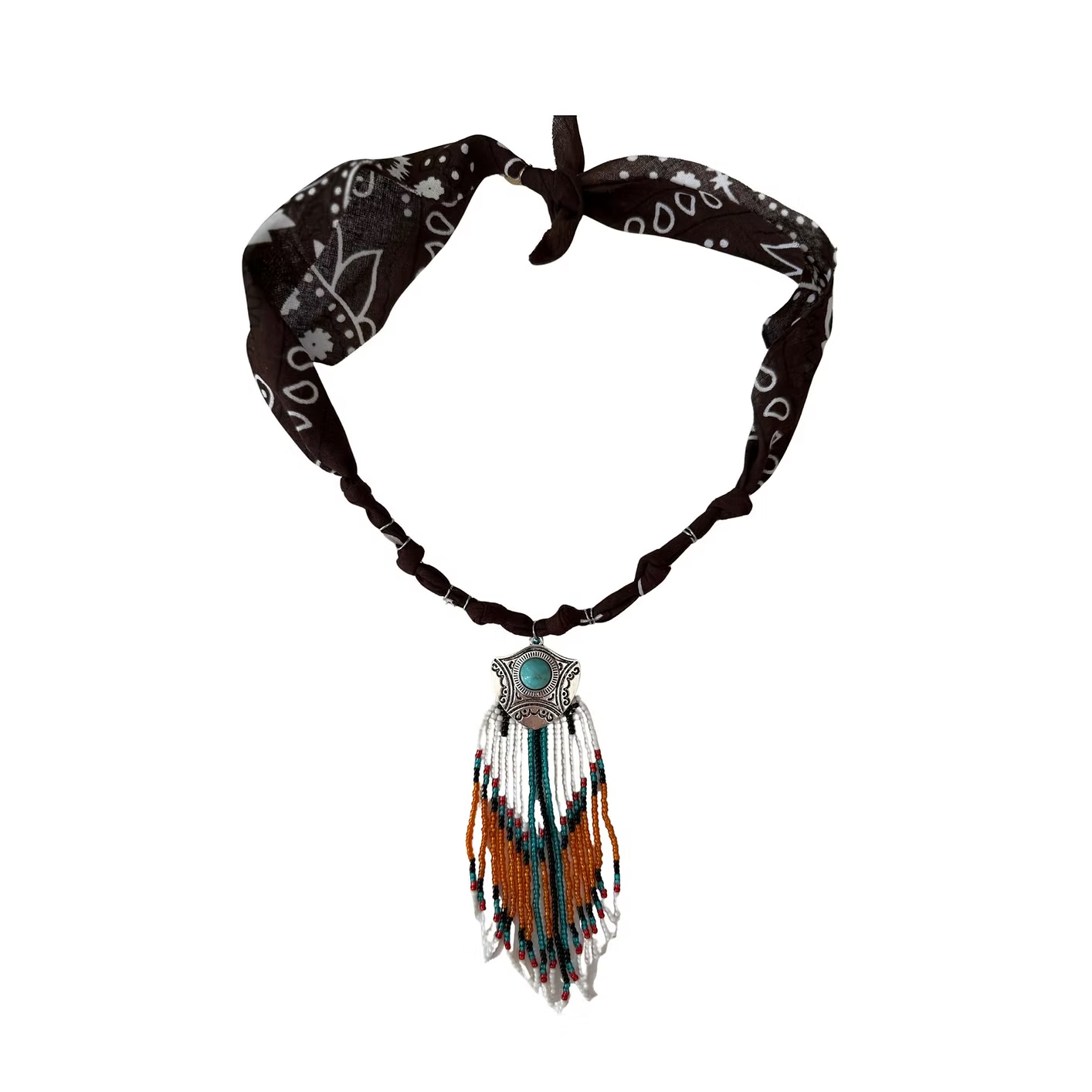 De Collier « Apache »Perles Choco