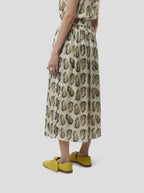 Jupe Orso In Lustruous Oyster Print