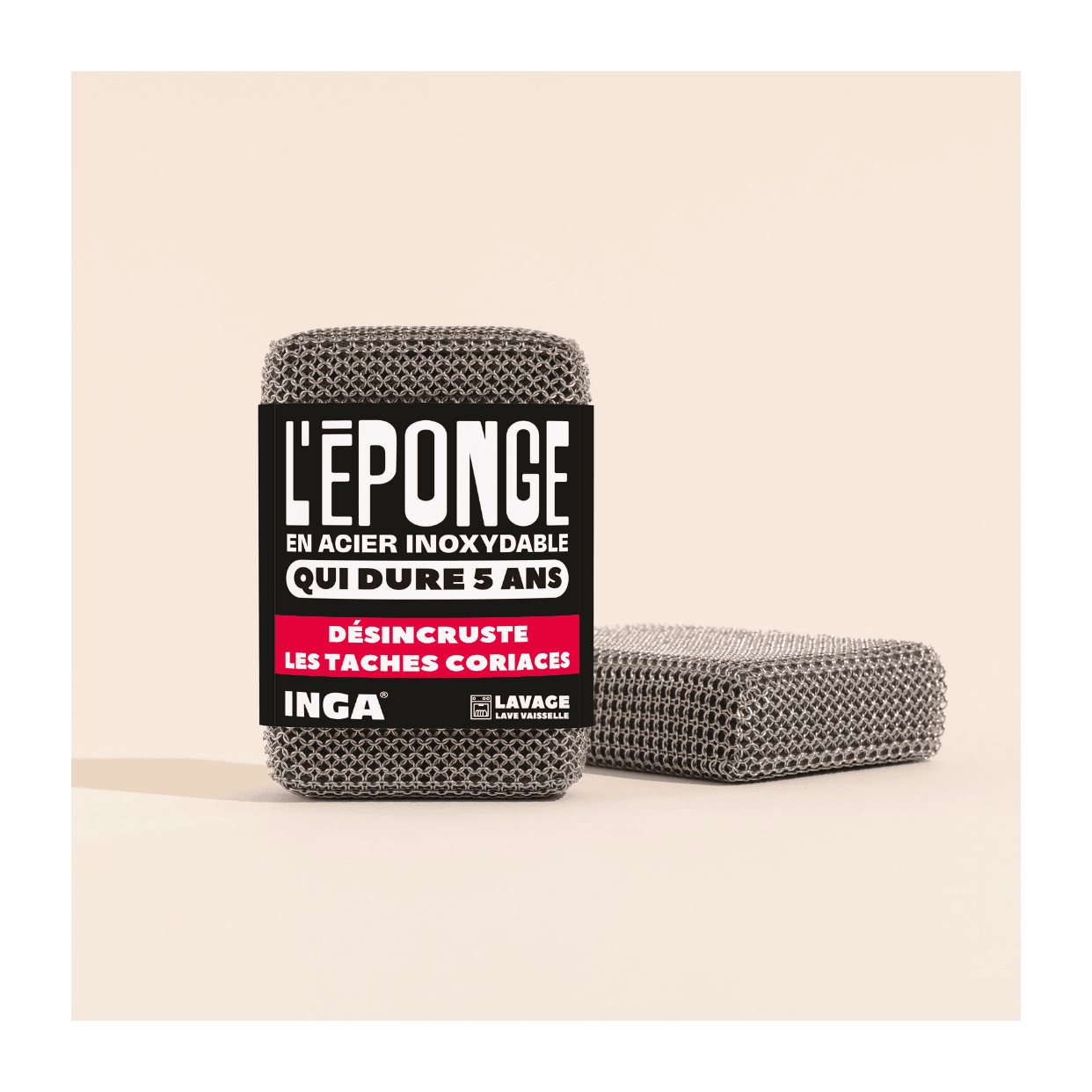 L'Éponge En Acier Inoxydable