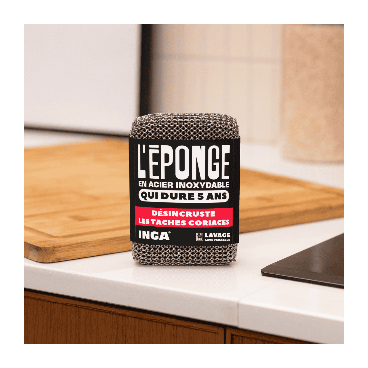 Pack Couleurs - Éponges, Éponge Acier Et Microfibres