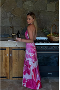 Robe Tara - Pink Boa