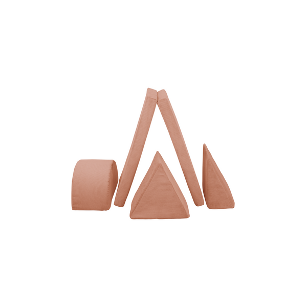 Bloc Psychomoteur Montessori Demi Triangle - Rose