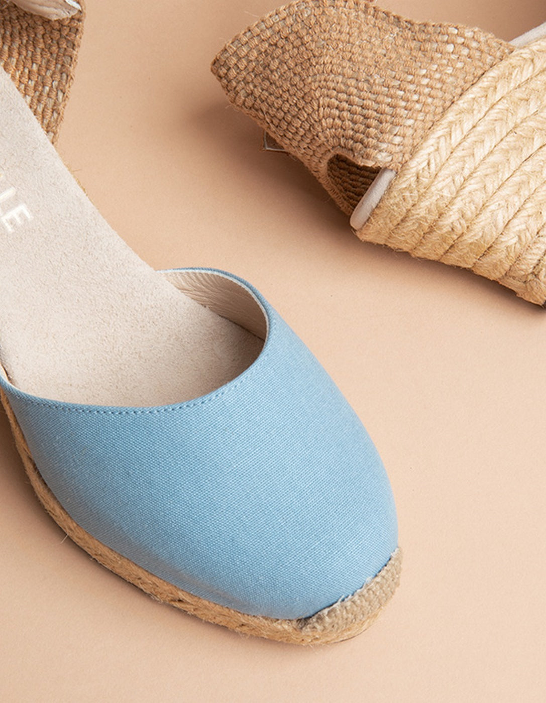 Espadrilles Dolce Vita Bride Talon Moyen - Bleu - Femme