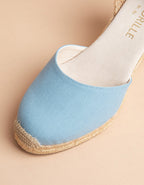 Espadrilles Dolce Vita Bride Talon Moyen - Bleu - Femme