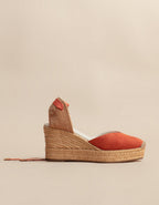 Espadrilles Compensées Dolce Vita Daim Ruban - Cuir Daim Terracotta - Femme
