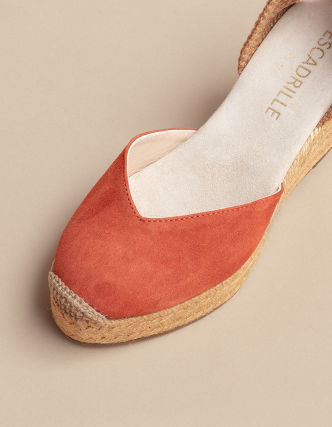 Espadrilles Compensées Dolce Vita Daim Ruban - Cuir Daim Terracotta - Femme