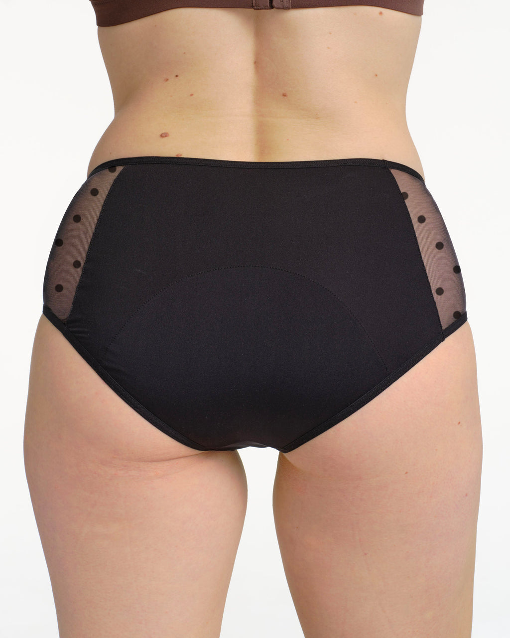 Shorty Menstruel Tulle Pois
