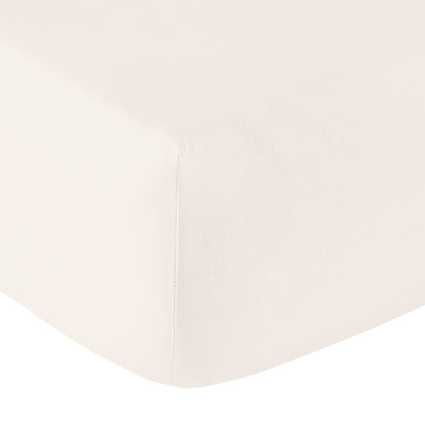 Percale Unie - Drap Housse - Ivoire