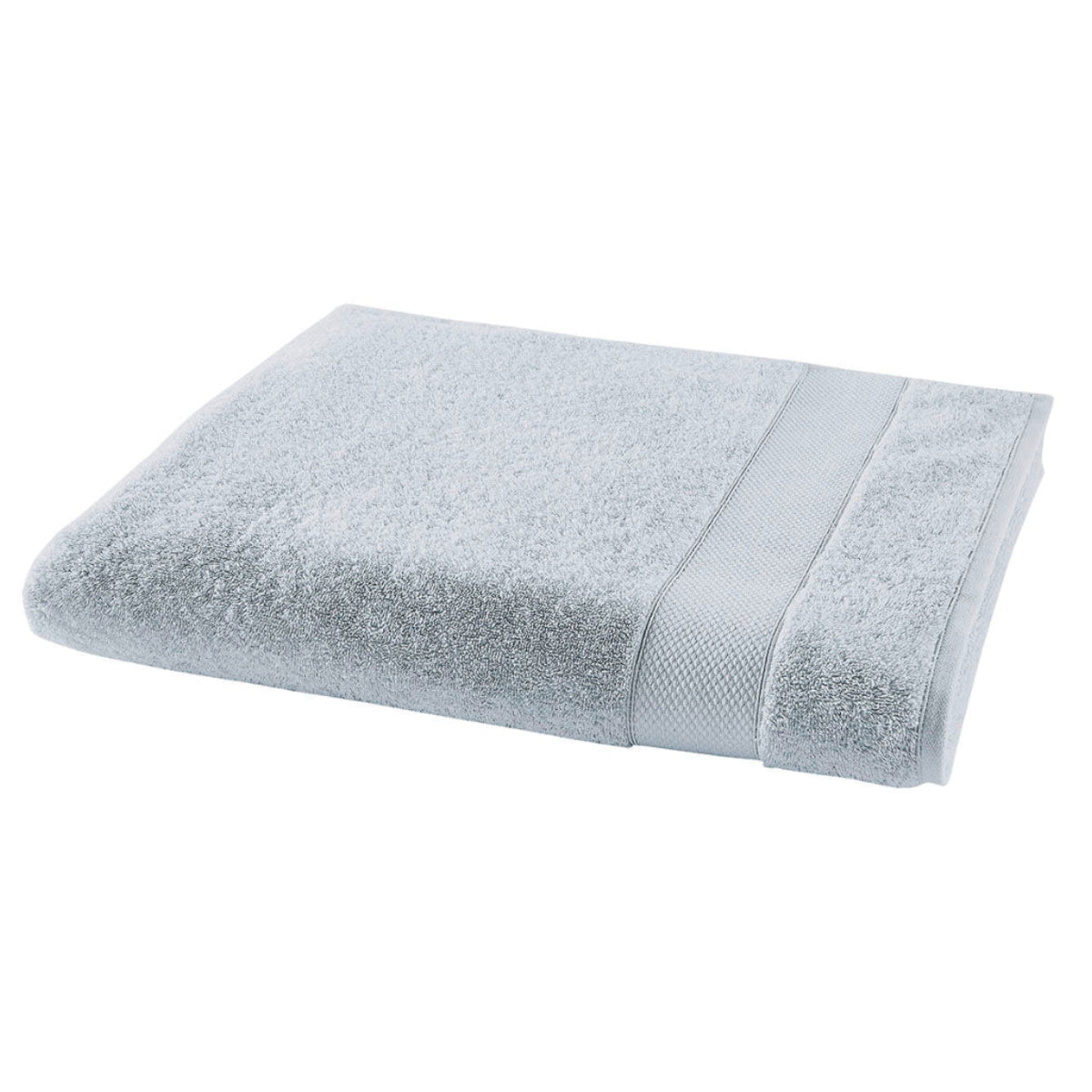 Eponge Unie - Drap De Bain - Gris Clair