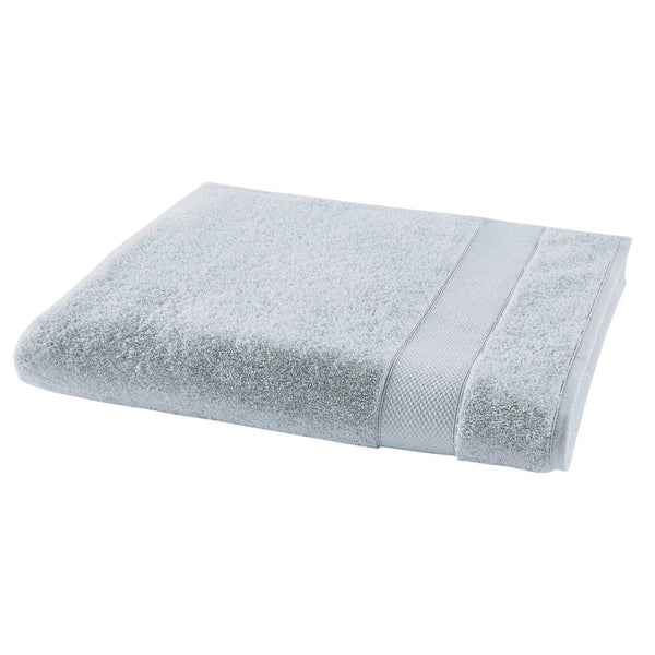Eponge Unie - Drap De Bain - Gris Clair