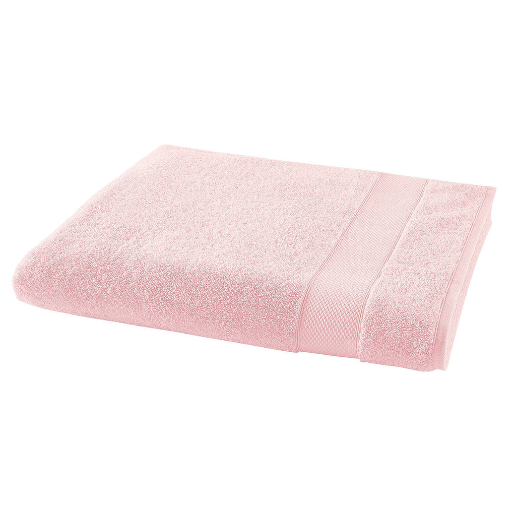 Eponge Unie - Drap De Bain - Rose Pâle