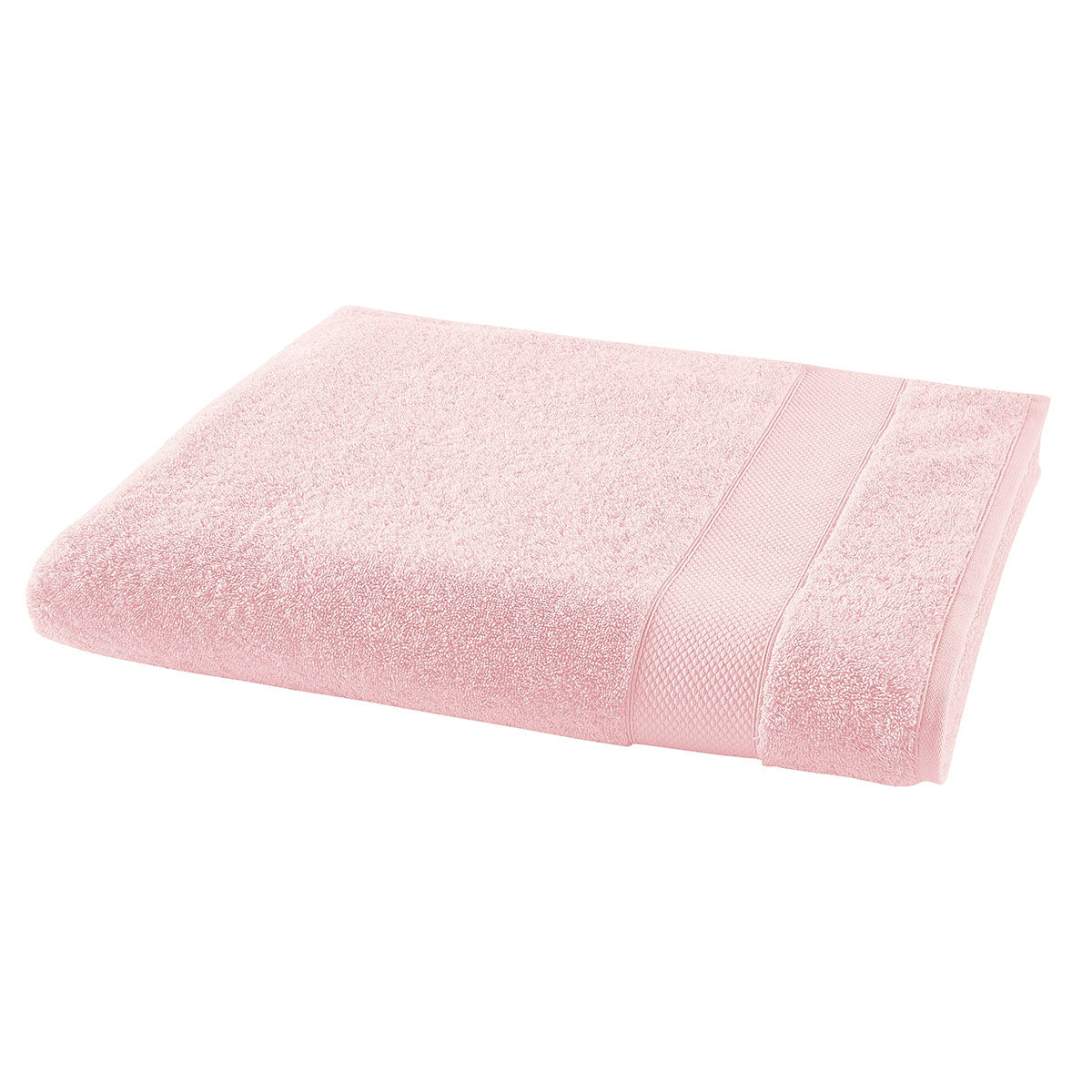 Eponge Unie - Drap De Bain - Rose Pâle