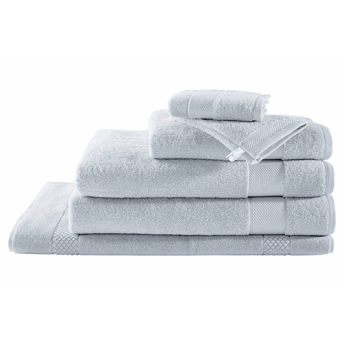 Eponge Unie - Drap De Douche - Gris Clair
