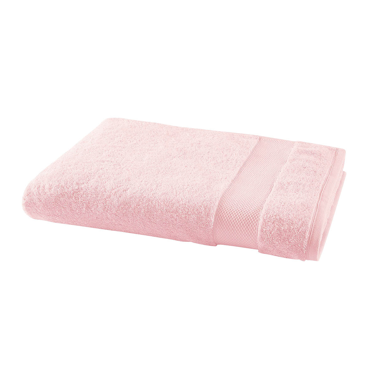 Eponge Unie - Drap De Douche - Rose Pâle