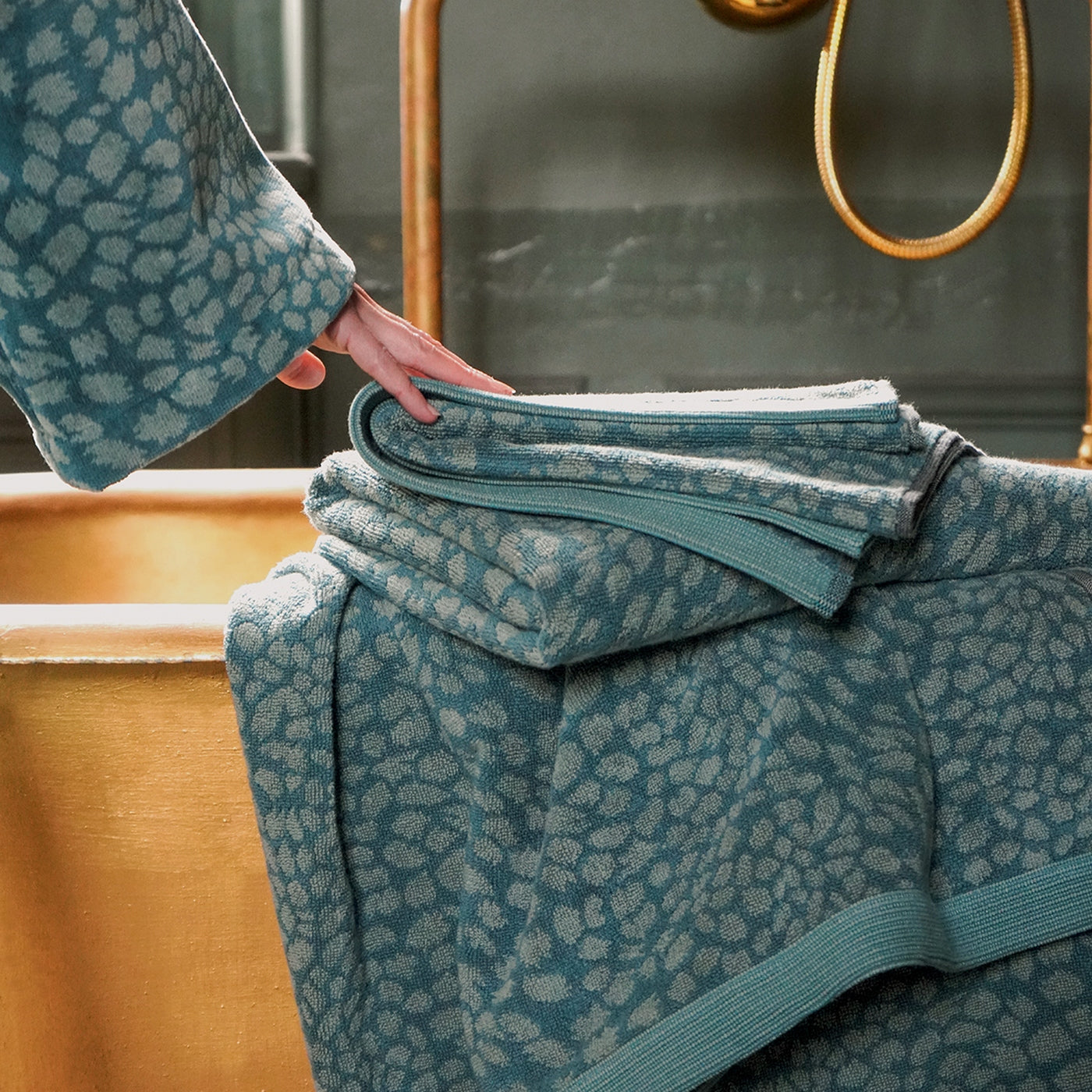 Imaginaire - Drap De Douche - Vert Canard