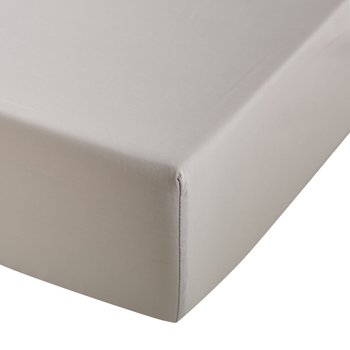 Drap Housse Amance - Percale De Coton - Gris Perle