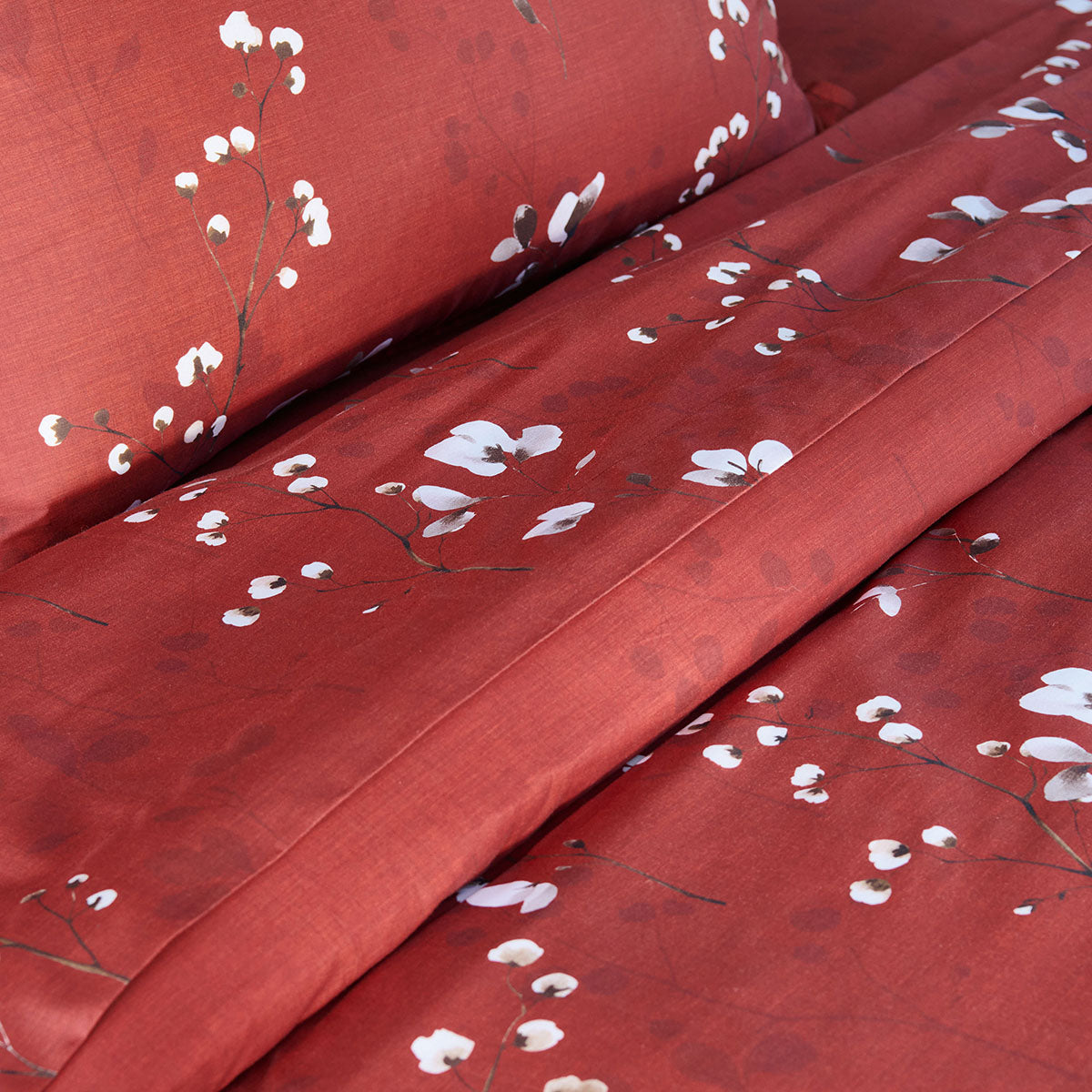 Minimaliste - Drap Plat - Terracotta