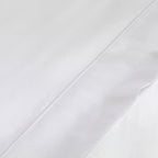 Satin Uni - Drap Plat - Blanc