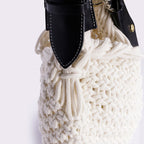 Sac Dream Macramé Noir & Naturel