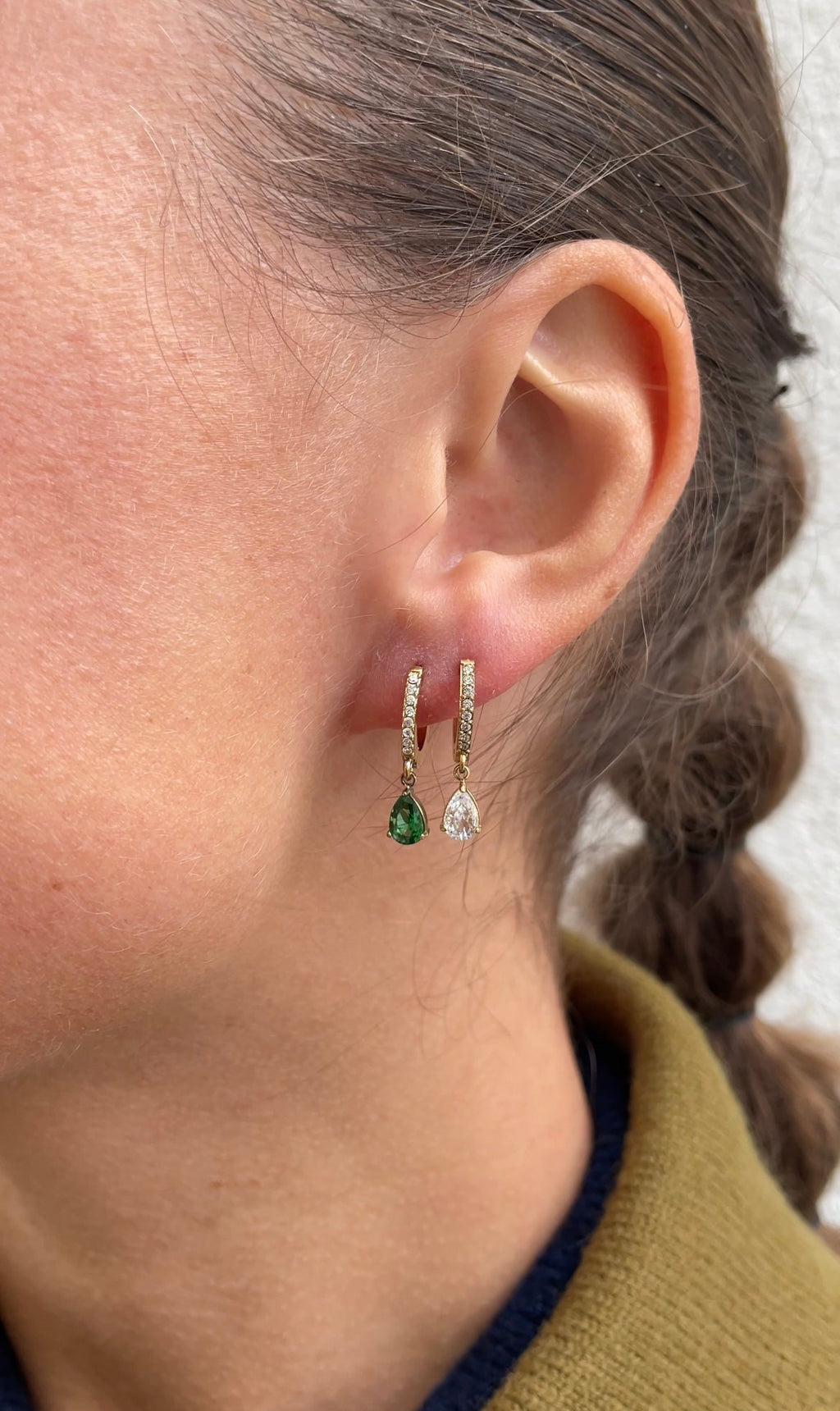 Boucles D'Oreilles Mono Drop