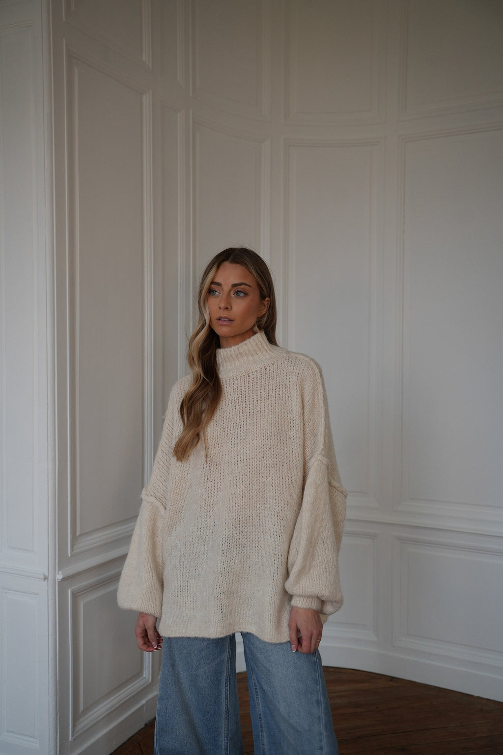 Pull Ample Liliane - Crème